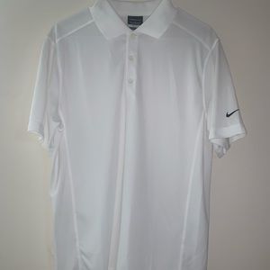 White Nike Golf Polo
